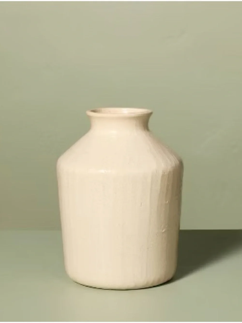 NWT Textured Ceramic Decorative Vase - Hearth & Hand™ with Magnolia